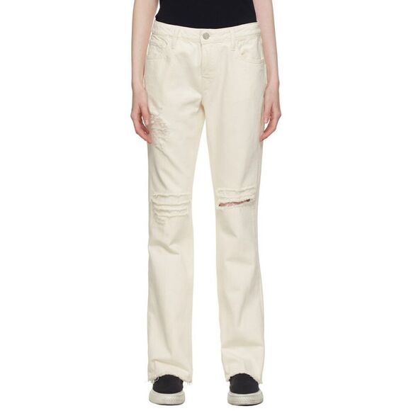 Frame Off White The Low Boot Distressed Jeans Size 29‎ - Picture 13 of 14